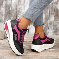 Zapatillas Deportivas Casuales Nuevas Otoño 2023 para Mujer Moda Transpirable Malla Zapatos Planos con Plataforma Zapatos Vulcanizados - details 1