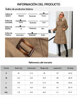 Chaqueta Larga de Invierno con Capucha y Plumón Acolchado para Mujer, PLUMÍFERO - details 0