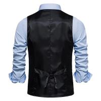 Chaleco de traje para hombre, chaqueta informal de estilo británico, juvenil, Amigo Hao, Slim Fit, calidad de exportación - details 9