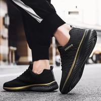 Zapatos informales ligeros para hombre, tenis informales, ligeros, cómodos, con malla transpirable - details 19