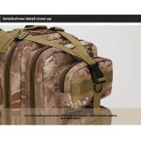 Mochila de Camuflaje Impermeable Gran Bolsa Trasera de Nylon Oxford de 30L - details 3