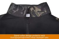 Hanye Traje de entrenamiento táctico de 10 bolsillos, camisa de camuflaje para senderismo y camping, protector de cinturón - details 4