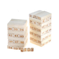 Juego de Mesa de 54 Piezas Jenga para Familias, Juguete Interactivo y Educativo para Niños, Ideal para Reuniones y Diversión - details 7