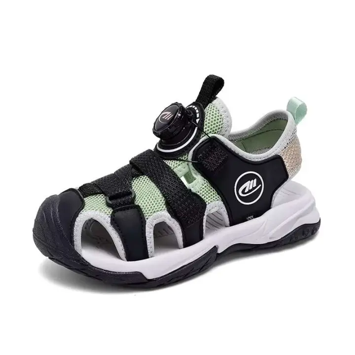 Deportes nuevos para niños 2025, zapatos de verano para niños pequeños de alta calidad 28-39, sandalias de moda con punta cerrada - 1