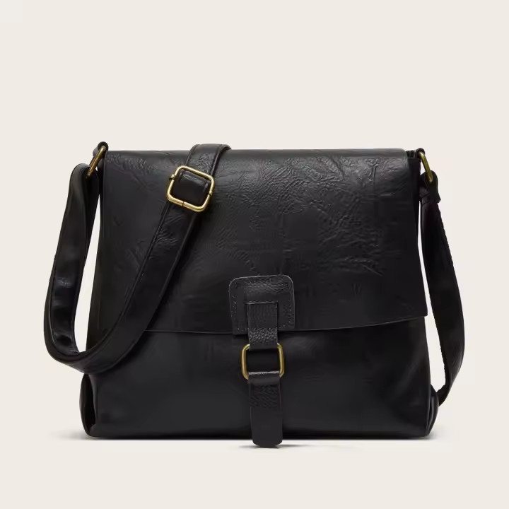 2025 nueva moda de cuero suave bolso de hombro de las mujeres bolsa de mensajero retro bolsa de mensajero casual bolsa de sobre - 1