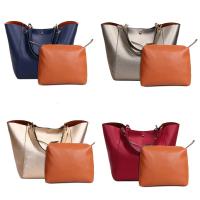 Bolsos grandes de mujer de cuero PU, bolsos crossbody, bolsos de compras, moda femenina, vintage simple, bolsos de hombro, para todos los días - details 4