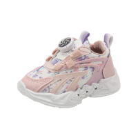 Zapatos de malla transpirables para correr con hebilla giratoria para niños medianos y pequeños zapatos intermitentes - details 15