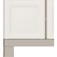 Excellence Armario con una Puerta, Polipropileno, Arena/Gris, 182 x 33 x 45 cm - details 4