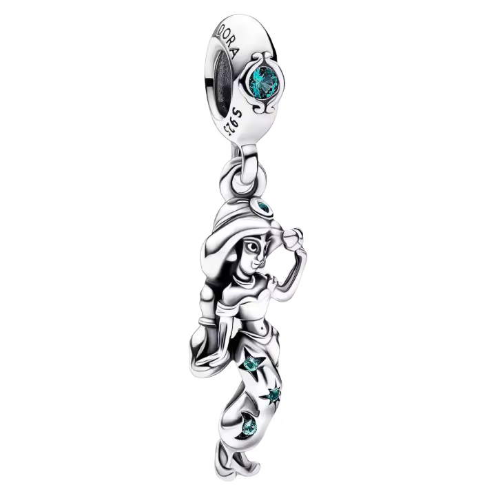 Charm de Colgante en Plata de Ley serie "Aladdin" Princesa Jasmine792343 C01, Incluye Original Ca - 1
