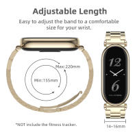 Correa para Mi Band 9 8 pulsera de Metal para Mi Smart Band 9 accesorios de repuesto de reloj - details 3