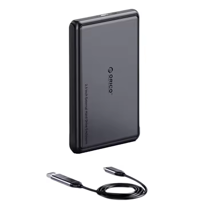 ORICO-carcasa externa para disco duro SATA a tipo C, carcasa de 2,5 pulgadas para SSD, HDD, PC y portátil - 1