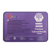 Lápices de colores profesionales 180 tonos para dibujar serie suave para bocetos y dibujo al natural lápices de artista de alta calidad - details 10