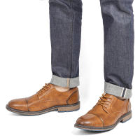 Zapatos casuales de negocios tendencia retro zapatos de cuero de gran tamaño - details 78