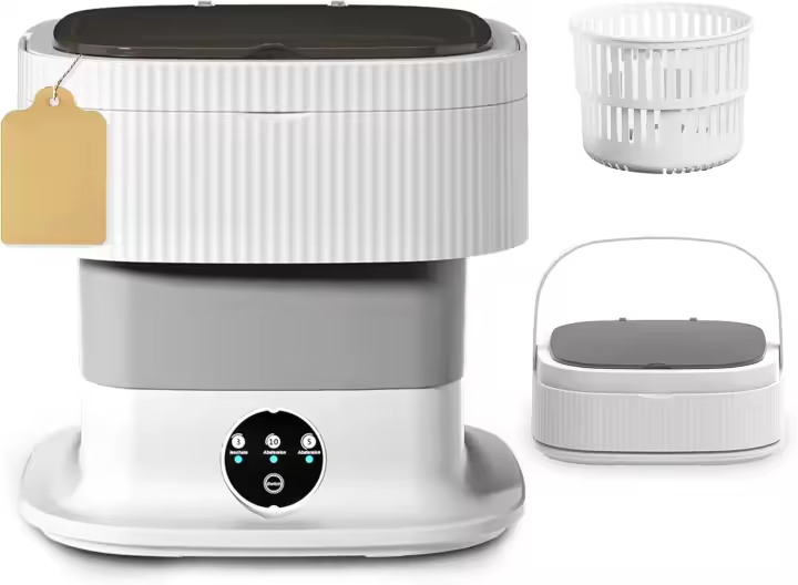 Mini Lavadora y Secadora de 60w Equipo de Lavado Automático - 1