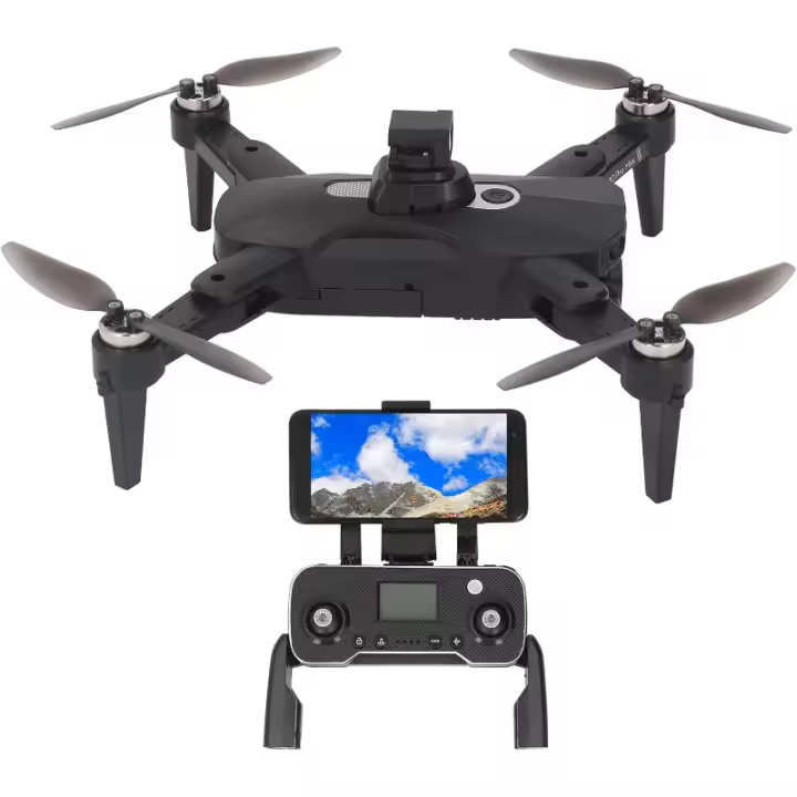 Dron RC Plegable con Cámara Dual 8K WiFi 5G, Evitación de Obstáculos, Posicionamiento de Flujo Óptico, Vuelo Estacionario Negro - 1