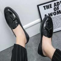 Chaussures Habitillees Hommes borla elegante formal civil boda zapatos de vestir de cuero de moda mocasines de hombre - details 9