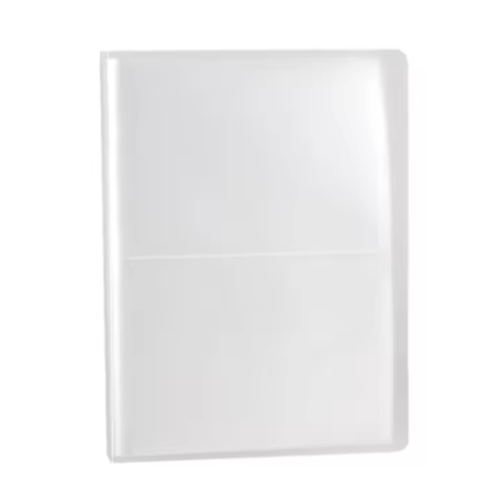 PP Pure Frosted Simple Cover transparente tipo inserción 5R 7 pulgadas PP álbum de fotos/libro de postales colección de escritura 80 fotos regalos para niños - 1