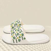Pantuflas de dibujos animados ZHIDA, zapatos plegables de viaje, antideslizantes, para el hogar, para hombre y mujer, planas, deslizantes, portátiles, para la playa - details 3