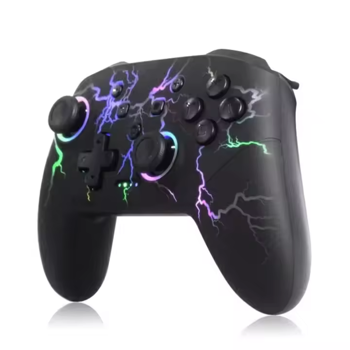 Controlador de interruptor LED Star Pro inalámbrico, Gamepad para PC Switch/Lite/OLED, consola multiplataforma, función Turbo programable - 1