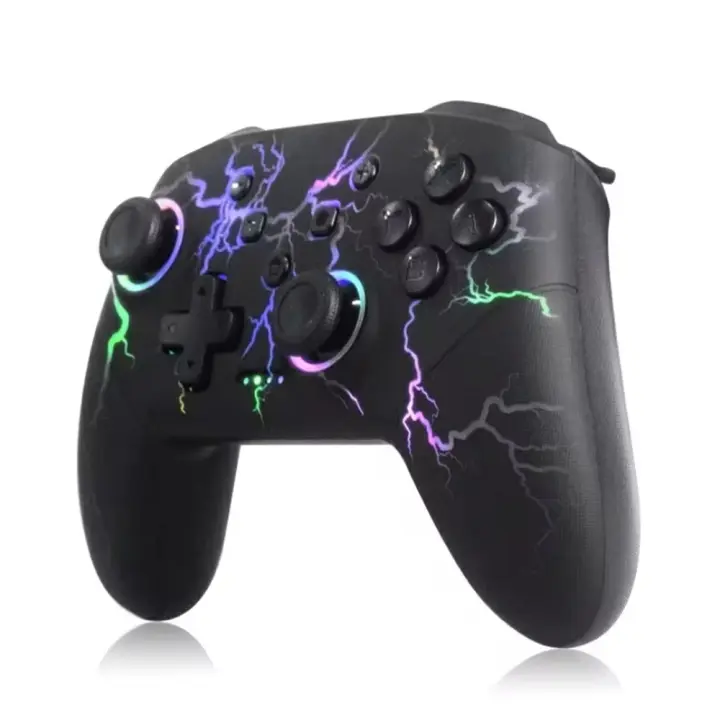 Controlador de interruptor LED Star Pro inalámbrico, Gamepad para PC Switch/Lite/OLED, consola multiplataforma, función Turbo programable - 1