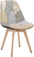 Silla Nórdica Multicolor con Resaldo Estilo Patchwork para Cocina BH29mf-4 - details 18