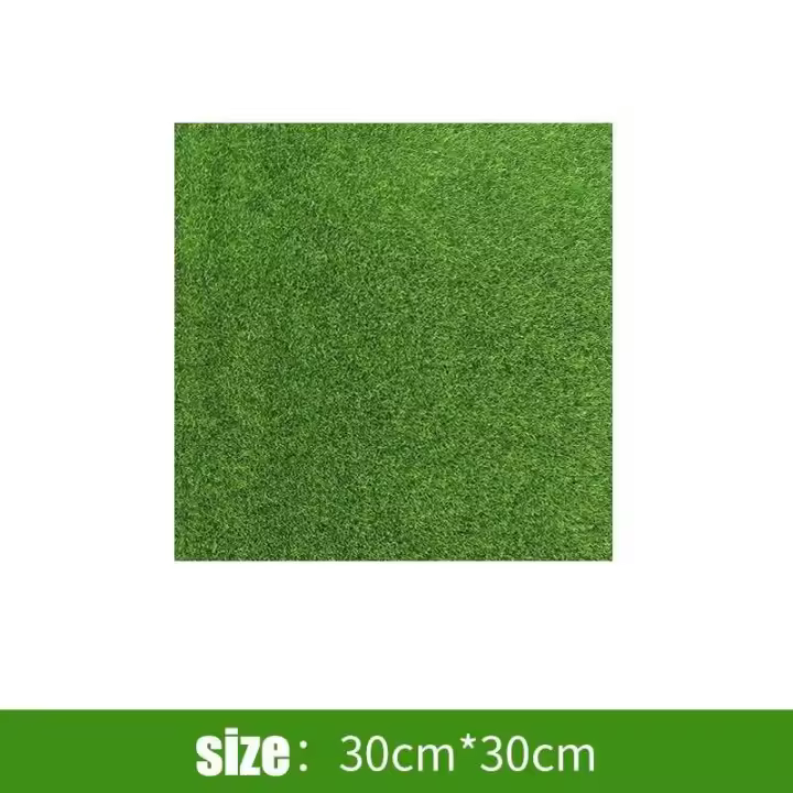 Césped de musgo simulado, alfombra verde artificial DIICOLE, micro suelo, decoración del suelo del hogar, 30x30cm, 1 pieza - 1