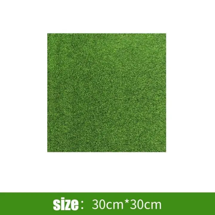 Alfombra de Hierba Artificial DIICOLE Decoración de Piso para el Hogar 30x30cm 1 Pieza - 1