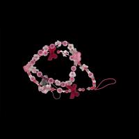 Joyería para teléfono, lazo rosa antipérdida, cadena para teléfono móvil con cuentas de corazón antipérdida, cordón para teléfono, funda para teléfono, cordón, correa para teléfono móvil - details 2