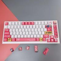 Teclas coreanas de Anime Hitori Gotoh, 138 teclas, PBT Dye Subbed, teclas de juegos de dibujos animados, BOCCHI THE ROCK, teclas retroiluminadas para diseño ANSI - details 4