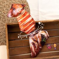 Estuche para lápices de carne de patas de cerdo, baquetas de carpa, bolsa para bolígrafos con forma de pez realista con cremallera, bolsa de papelería de comida de simulación - details 5