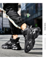 Zapatillas de deporte de cuero antideslizantes para hombre, zapatos de baloncesto cómodos, zapatos de tenis deportivos casuales transpirables, zapatillas de deporte para Niños Jóvenes - details 21