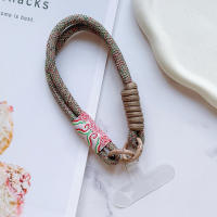 Nuevo cordón Universal tejido a mano para teléfono móvil, cordón Universal para muñeca, correa de mano de cuerda corta, colgante decorativo - details 15