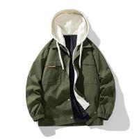 Chaqueta falsa de dos piezas para hombre, ropa de trabajo informal que combina con todo, tops de primavera y otoño, novedad de 2024 - details 3