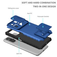 KEYSION Shockproof Pro 10S, Protección de Cámara Push Pull, Funda de Teléfono con Soporte en Vivo para Xiaomi Redmi Note 10 5G - details 6