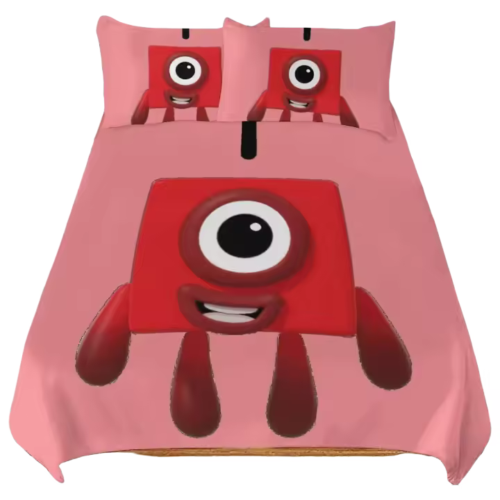 Juego de Ropa de Cama Ligero de 3 Piezas con Impresión 3D Funda de Edredón de Microfibra, 2 Almohadas Comodidad en Tu Cama - 1