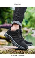 Zapatillas Deportivas para Hombre Botas de Senderismo con Hebilla Giratoria Color Sólido - details 6