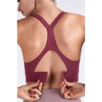 Racing Back Sports Ropa deportiva Hebilla trasera ajustable Sujetador de yoga de alto soporte - details 4