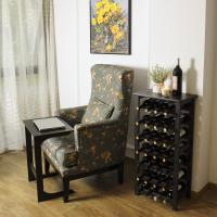 Botellero de Bambú Soporte para 28 Botellas con Parte Superior de Mesa - details 4