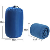 Saco de dormir portátil de lana Polar ultraligero, tienda de campaña al aire libre, cama de viaje cálida, forro Polar, accesorios deportivos para acampar - details 1