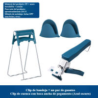 Juegos de Bandejas Antideslizantes de Cocina Estantes de Silicona Multicolor con Ventanas Antipander para Verduras al Vapor - details 11