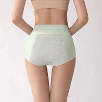 3 UDS Ropa interior menstrual a prueba de fugas de cintura alta sin costuras para mujer - details 10