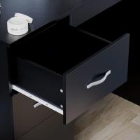 Descuento Riano - tocador para Maquillaje de 3 cajones, para mobiliario de Dormitorio, Blanco - details 24