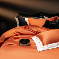 Juego de ropa de cama de lujo de algodón puro, antibacteriano, Color sólido, 5A, con algodón egipcio para cama de 1,2 m, novedad de 2025 - details 5