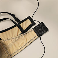 Sujetador transpirable sexy con realce para mujer, talla grande, con ropa interior de acero, copa D - details 11