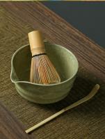 Juego de té Matcha japonés de cerámica de bambú, 5 uds., calidad alimentaria con boquilla, cuenco para mezclar, agitador japonés reutilizable seguro - details 8