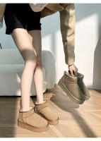 Nuevo invierno de lana-cuero zapatos de algodón de aumento integrados botas de cuero genuino botas de nieve cálidas y esponjosas - details 18
