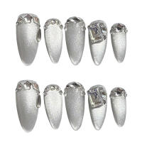t Eye Press-On Nails, puntas de uñas removibles de larga duración, decoración de manos adecuada para fiestas temporales - details 4
