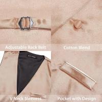 Chaleco de satén de seda sólida para hombre, chaqueta Formal sin mangas, color rojo liso, Tops informales para bodas y negocios, de diseñador, - details 7