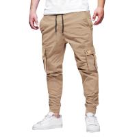 Pantalones cargo de otoño para hombre, pantalones informales con múltiples bolsillos para hombre - details 1