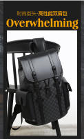 Nueva mochila escolar para chicos de secundaria, mochila universitaria de moda, bolsa de palmo oblicuo de viaje, mochila ligera de alta gama. - details 9